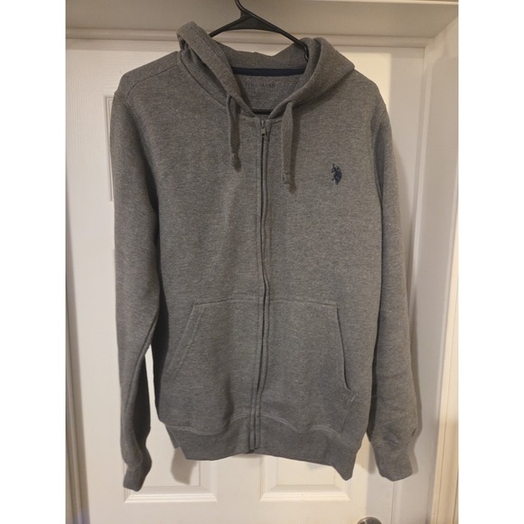 US Polo Assn. Other - US Polo Assn Mens Size Small Full Zip Up Gray Jacket Fleece Lined